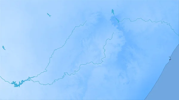 Área Lesoto Mapa Anual Precipitação Projeção Estereográfica Composição Bruta Das — Fotografia de Stock
