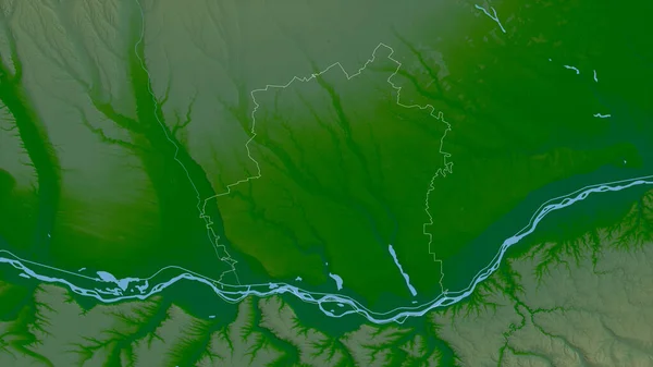 루마니아의 텔레포트 맨이다 셰이더 데이터에 호수와 포함되어 있습니다 셰이프는 지역에 — 스톡 사진