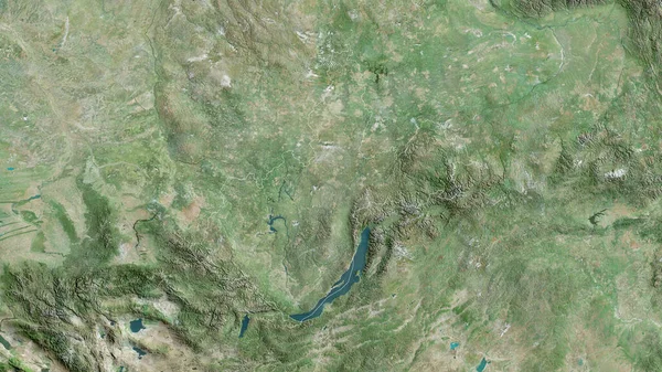 Irkutsk Region Russland Satellitenbilder Umrissen Gegen Das Land Rendering — Stockfoto