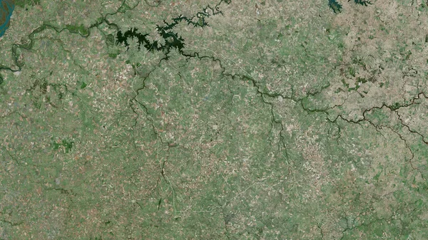 フロレス ウルグアイの部署 衛星画像 形状は その国の領域に対して概説 3Dレンダリング — ストック写真