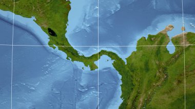 Panama. Mahalle - dış hatları olmayan uzak perspektif. uydu resimleri