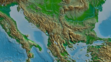 Kosova yakınlaştı ve komşuları oldu. Ana fiziksel manzara özellikleri. 3B görüntüleme