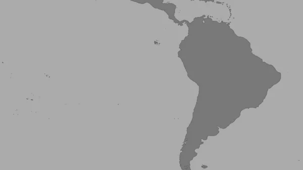 Землі Океани Районах Прилеглих Тектонічної Плити Наска Проекція Ван Дер — стокове фото