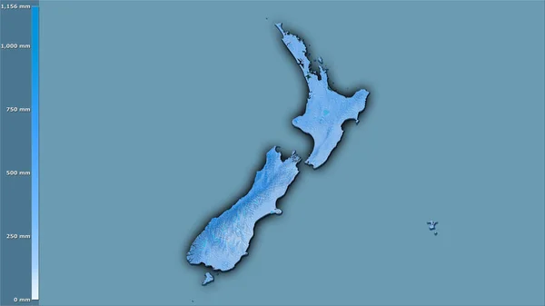 Precipitación Del Cuarto Más Seco Dentro Del Área Nueva Zelanda — Foto de Stock