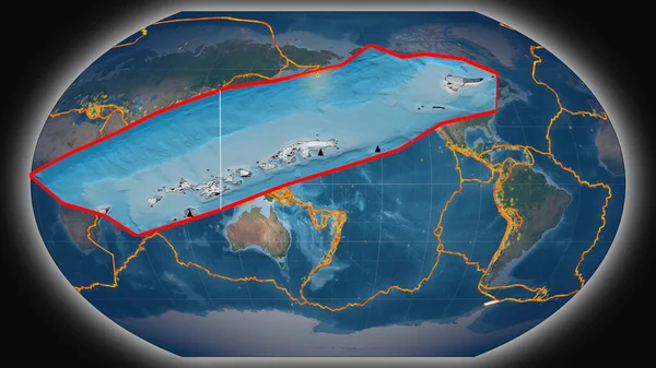 Shetland Tektonische Platte Extrudiert Und Präsentiert Gegen Die Globalen Satellitenbilder — Stockfoto