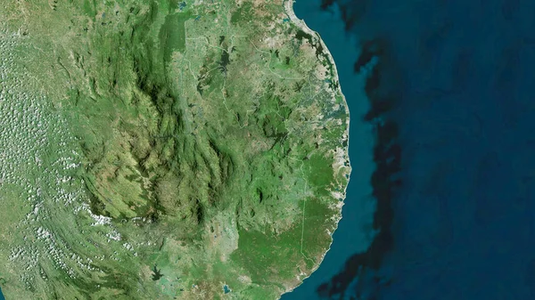 Ampara District Sri Lanka Imagerie Satellite Forme Tracée Contre Zone — Photo