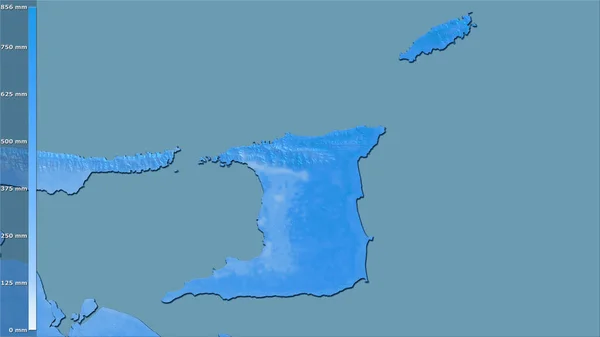 Precipitación Del Cuarto Más Cálido Dentro Del Área Trinidad Tobago —  Fotos de Stock