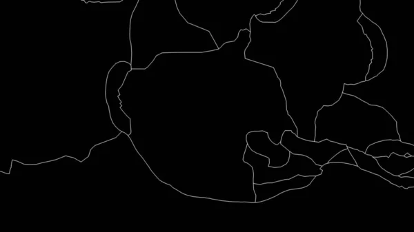 Тектонічні Плити Межують Районах Прилеглих Тектонічної Плити Сунда Чорний Фон — стокове фото