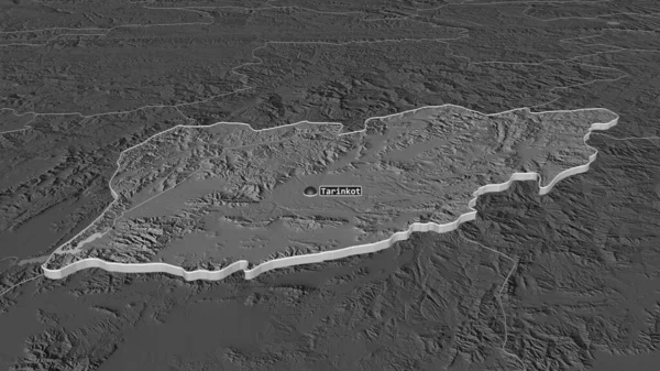 Μεγέθυνση Urozgan Επαρχία Του Αφγανιστάν Εξωθημένη Λήθη Προοπτική Υψόμετρο Bilevel — Φωτογραφία Αρχείου