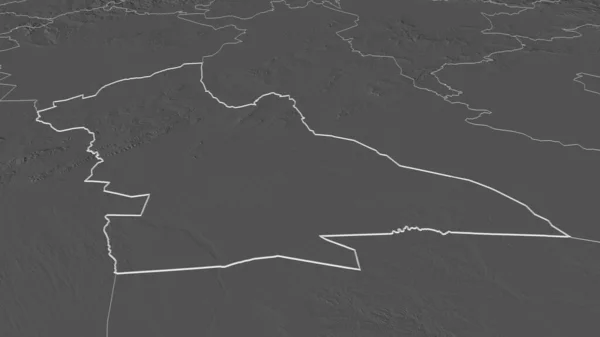 Увеличьте Изображение Лагуата Провинция Алжир Непристойная Перспектива Карта Высоты Билевель — стоковое фото