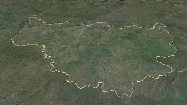 Zooma Cascades Regionen Burkina Faso Beskrivs Svagt Perspektiv Satellitbilder Rendering — Stockfoto