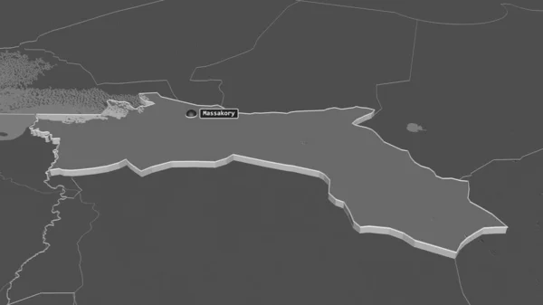 Увеличьте Изображение Хаджера Ламиса Регион Чада Непристойная Перспектива Карта Высоты — стоковое фото