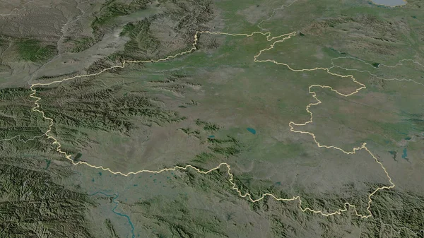 Powiększ Obraz Henana Prowincja Chin Perspektywa Ukośna Zdjęcia Satelitarne Renderowanie — Zdjęcie stockowe