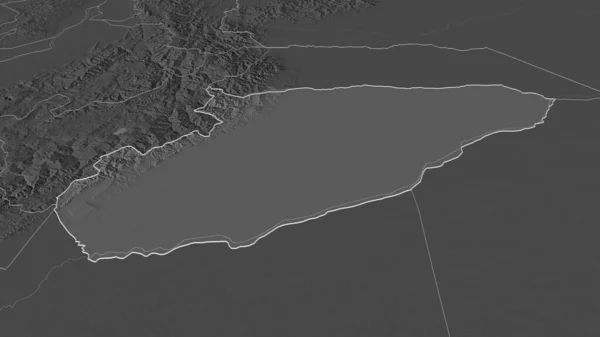 Ampliar Casanare Intendencia Colombia Esbozado Perspectiva Oblicua Mapa Elevación Bilevel —  Fotos de Stock