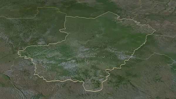 Lekoumou Kongo Cumhuriyeti Bölgesi Yakınlaştırın Belirsiz Bir Bakış Açısı Uydu — Stok fotoğraf