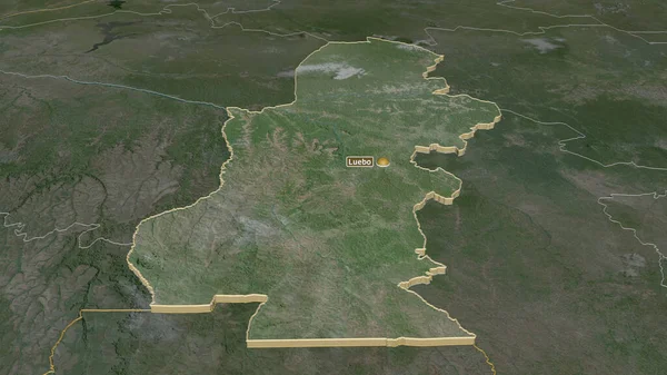 Увеличь Изображение Касаи Провинция Демократической Республики Конго Непристойная Перспектива Спутниковые — стоковое фото