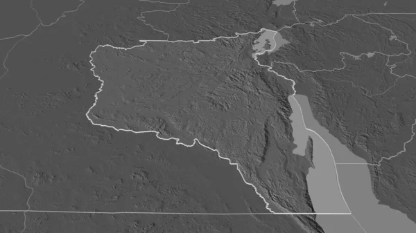 Acérquese Sud Kivu Provincia República Democrática Del Congo Esbozada Perspectiva — Foto de Stock