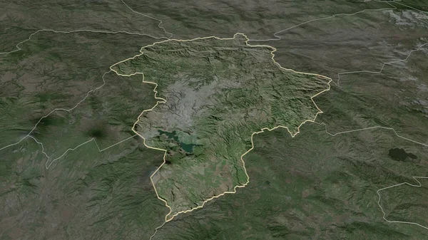 Увеличь Гватемалу Департамент Гватемалы Непристойная Перспектива Спутниковые Снимки Рендеринг — стоковое фото