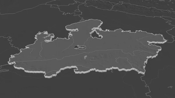 Madhya Pradesh Hindistan Eyaleti Yakınlaştırın Belirsiz Bir Bakış Açısı Yüzey — Stok fotoğraf