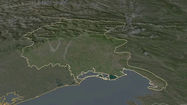 Zooma Friuli Venezia Giulia Autonoma Regionen Italien Beskrivs Svagt Perspektiv — Stockfoto