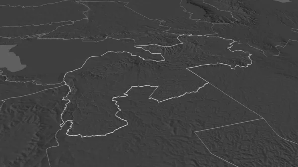 Увеличьте Изображение Керичо Округ Кения Непристойная Перспектива Карта Высоты Билевель — стоковое фото