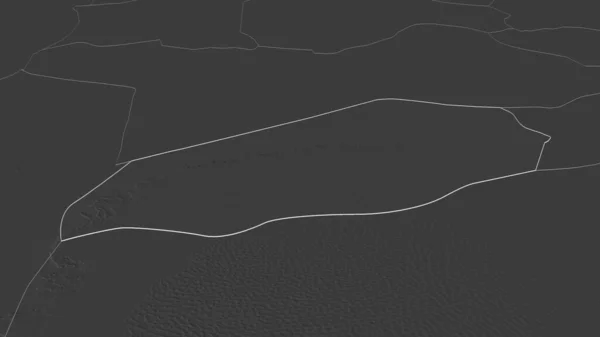 Увеличьте Масштаб Вади Аль Хаят Район Ливии Непристойная Перспектива Карта — стоковое фото