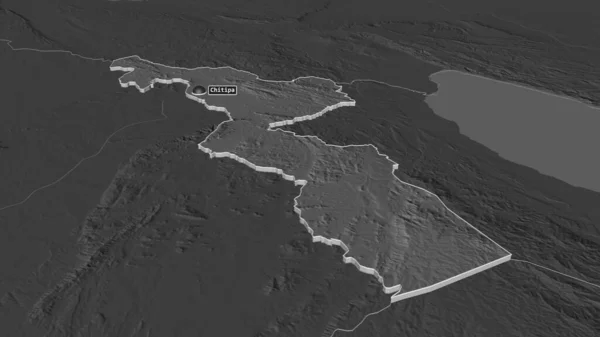 Загляните Читипа Район Малави Непристойная Перспектива Карта Высоты Билевель Поверхностными — стоковое фото