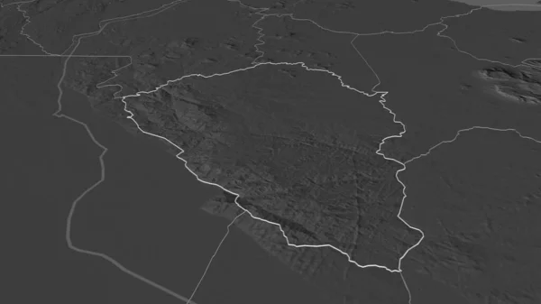 Увеличьте Изображение Тиоло Район Малави Непристойная Перспектива Карта Высоты Билевель — стоковое фото