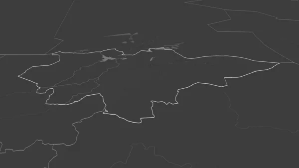 Увеличьте Изображение Мопти Регион Мали Непристойная Перспектива Карта Высоты Билевель — стоковое фото