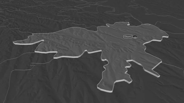 Взять Чени Молдовский Район Непристойная Перспектива Карта Высоты Билевель Поверхностными — стоковое фото