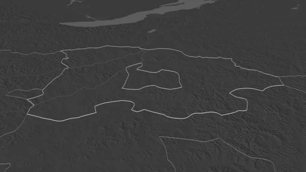 Увеличьте Изображение Селенге Провинция Монголия Непристойная Перспектива Карта Высоты Билевель — стоковое фото