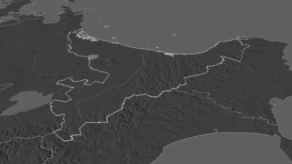 Zoom Bay Plenty Consiglio Regionale Della Nuova Zelanda Delineato Prospettiva — Foto Stock