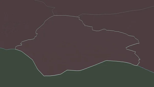 Розглянемо Масштаб Мараді Департамент Нігеру Неймовірна Перспектива Кольорові Зігнуті Карти — стокове фото