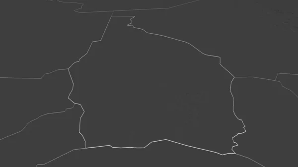 Увеличьте Тахуа Департамент Нигера Непристойная Перспектива Карта Высоты Билевель Поверхностными — стоковое фото
