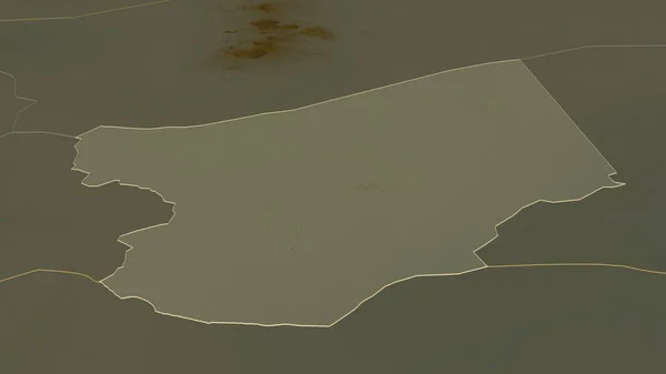 Збільшити Кількість Зіндер Відділ Нігеру Було Викладено Неймовірна Перспектива Карта — стокове фото