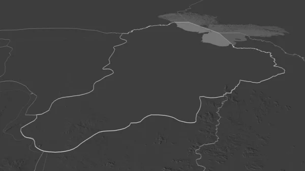 Увеличьте Масштаб Изображения Борно Штат Нигерия Непристойная Перспектива Карта Высоты — стоковое фото