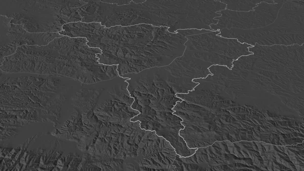 Увеличьте Изображение Альбы Графства Румыния Непристойная Перспектива Карта Высоты Билевель — стоковое фото