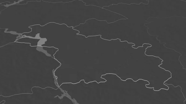 Μεγέθυνση Mariy Δημοκρατία Της Ρωσίας Περιγράφεται Λήθη Προοπτική Υψόμετρο Bilevel — Φωτογραφία Αρχείου