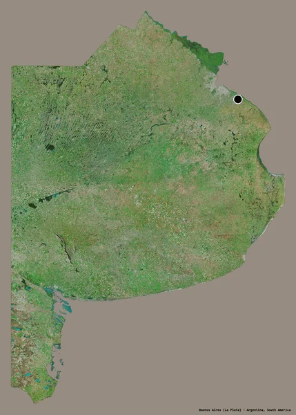 Form Von Buenos Aires Provinz Von Argentinien Mit Seiner Hauptstadt — Stockfoto