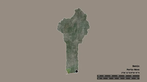 Опустошенный Облик Бенина Столицей Основным Региональным Делением Отделенной Областью Моно — стоковое фото