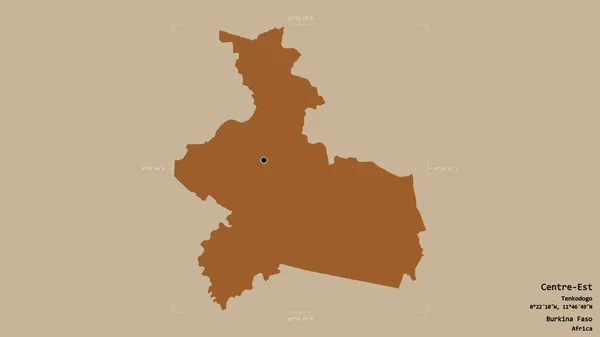 Περιοχή Centre Est Περιφέρεια Μπουρκίνα Φάσο Απομονωμένη Στέρεο Υπόβαθρο Ένα — Φωτογραφία Αρχείου
