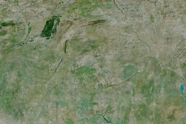 Zone Étendue Burkina Faso Imagerie Satellite Rendu — Photo