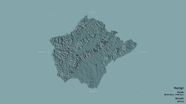 Територія Руїджі Провінції Бурунді Ізольована Твердому Тлі Геотермальному Обмежувальному Ящику — стокове фото