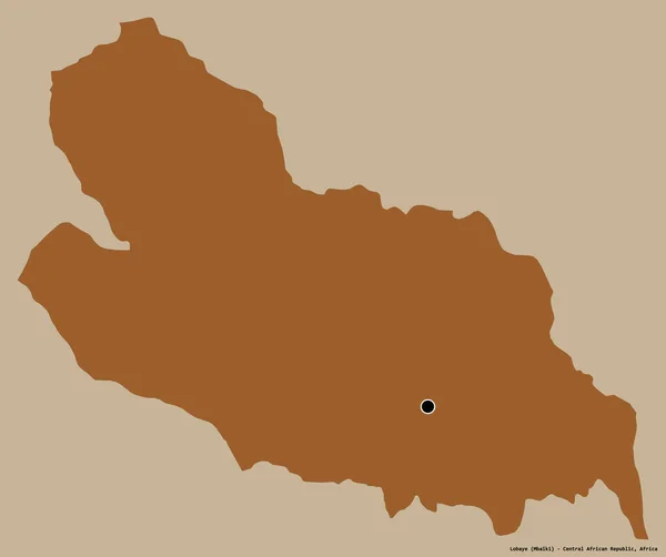 Vorm Van Lobaye Prefectuur Van Centraal Afrikaanse Republiek Met Hoofdstad — Stockfoto