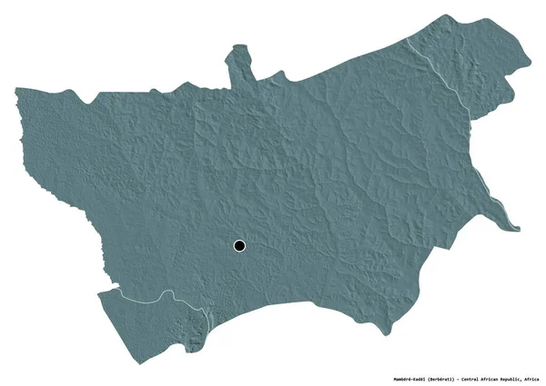 Form Mambere Kadei Præfekturet Den Centralafrikanske Republik Med Dens Hovedstad - Stock-foto