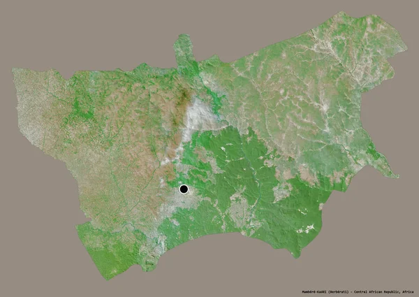 Forma Mambere Kadei Prefeitura República Centro Africana Com Sua Capital — Fotografia de Stock