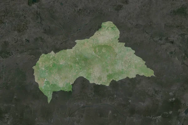Forma República Centroafricana Separada Por Desaturación Las Áreas Vecinas Imágenes — Foto de Stock