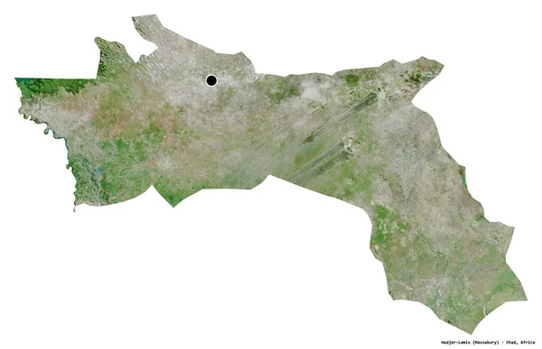 Tvar Hadjer Lamis Oblast Čadu Hlavním Městem Izolovaným Bílém Pozadí — Stock fotografie