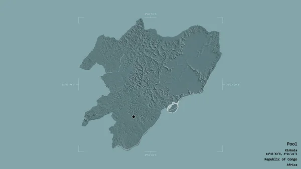 Територія Пул Області Республіки Конго Ізольована Твердому Тлі Геотермальному Обмежувальному — стокове фото