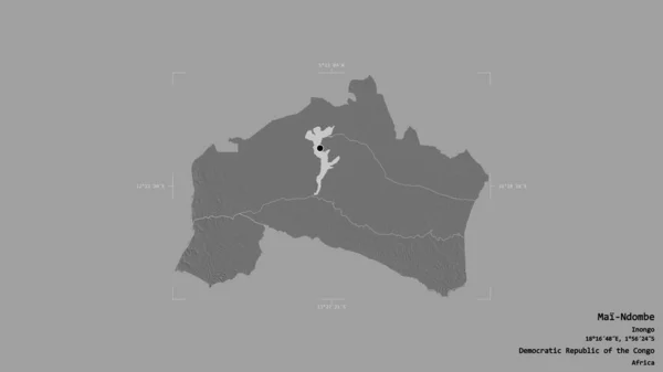 Територія Май Ндомбе Провінція Демократична Республіка Конго Ізольована Твердому Тлі — стокове фото